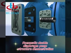 Tam 220v paslanmaz çelik hava diafragması pompası ayarlanabilir basınç ve akış hızı