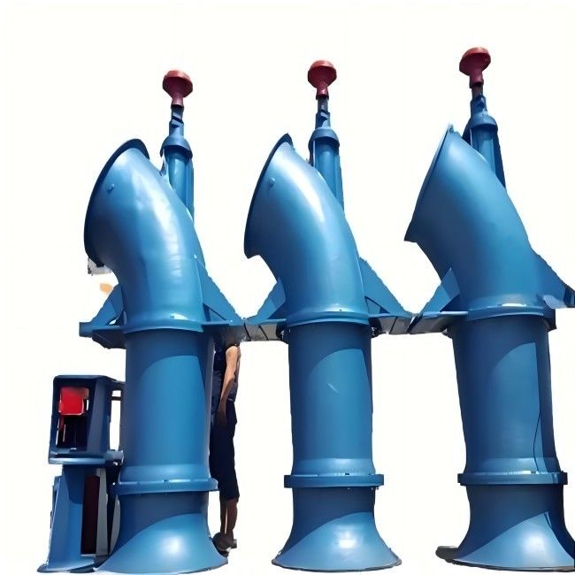 Dirsek / pervane pompaları 10-35000M3/H Akış 1-25m Pompa istasyonu için baş